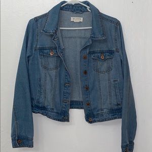 Ci Sono Med-Washed Denim Jacket